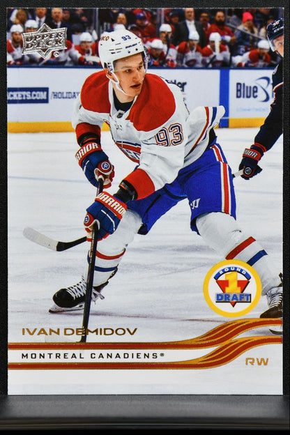 2025-26 Upper Deck Extended Series Round 1 Draft Ivan Demidov Canadiens RC 1204