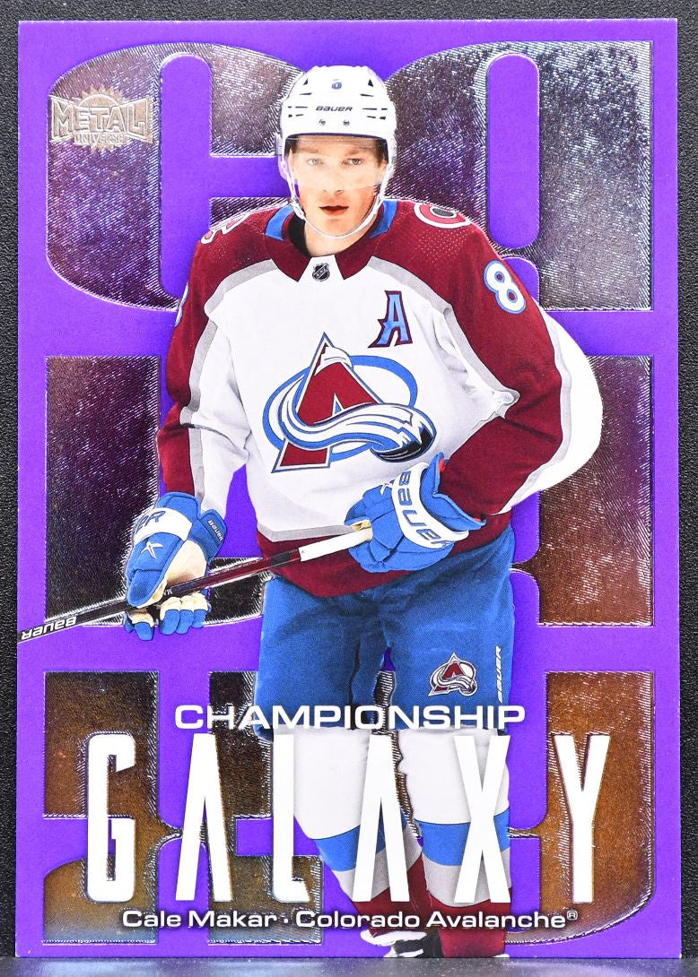 2025-26 SkyBox Metal Universe Championship Galaxy Purple Makar Avalanche 1174