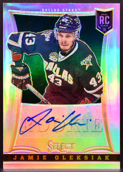 2013-14 Panini Select Jamie Oleksiak 271 Dallas Stars RC Auto 1192