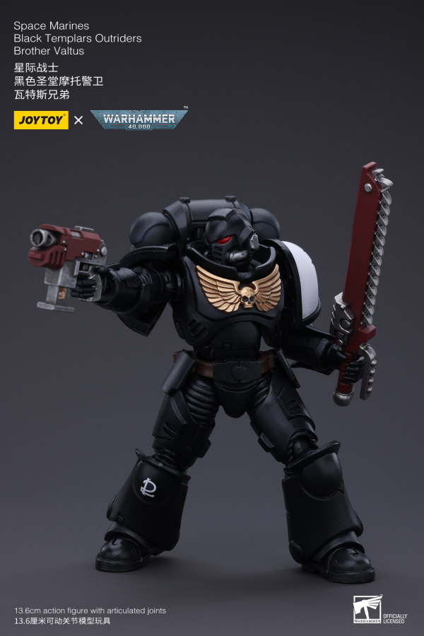 Space Marines Black Templars Outriders Brother Valtus