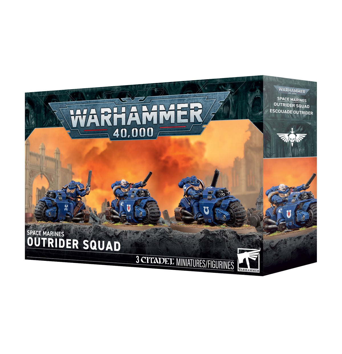 Space Marines Outrider Squad (PRE ORDER) (RELEASE OCT 03)