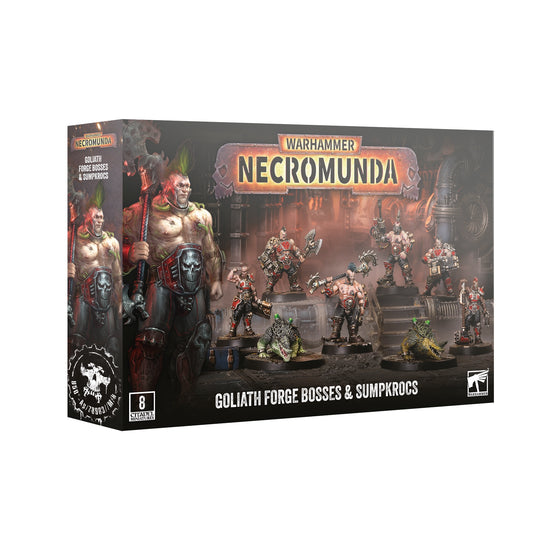Necromunda Goliath Forge Bosses & Sumpkrocs (PRE ORDER) (RELEASE SEP 19)