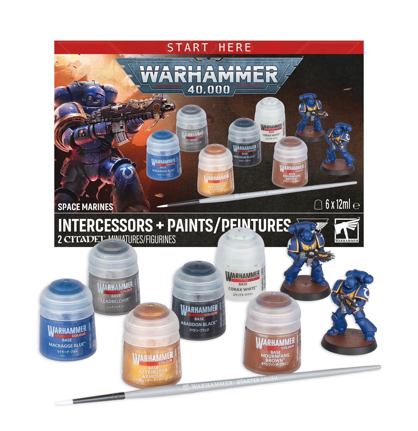 Space Marines Intercessors + Paints