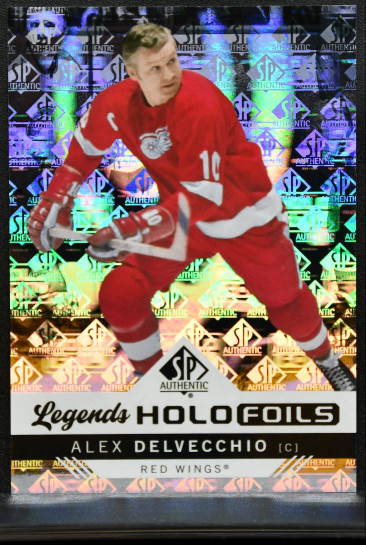 2024-25 SP Authentic Legends Holofoils Alex Delvecchio HFL-29 Wings 9247