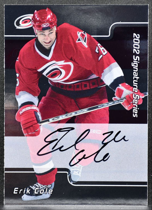 2001-02 In The Game Signature Series Auto Cole Auto 3040