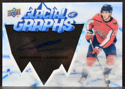 2022-23 Upper Deck Ice Glacial Graphs Hendrix Lapierre GG-HL Capitals Auto 6976