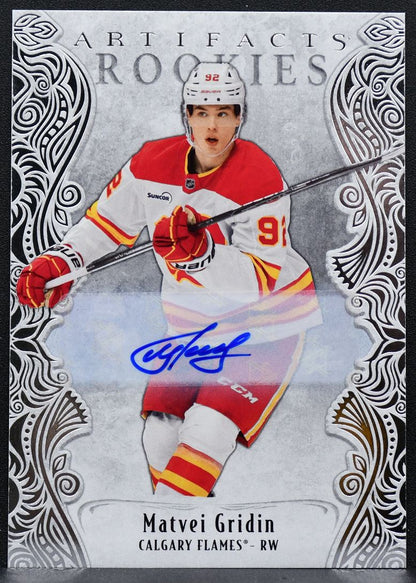 2025-26 Upper Deck Artifacts Rookies Auto Redemptions Matvei Gridin RC Auto 6421