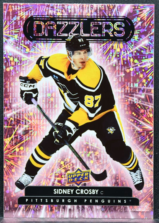 2022-23 Upper Deck Dazzlers Pink Sidney Crosby DZ-134 Pittsburgh Penguins 8953