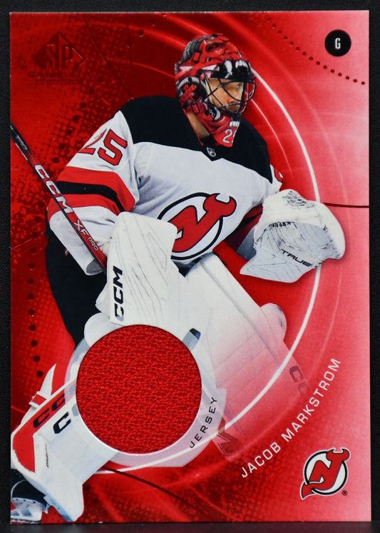 2025-26 SP Game Used Red Jersey Jacob Markstrom 68 New Jersey Devils Jersey 1312