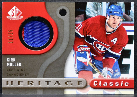 2005-06 SP Game Used Heritage Classic Patch Kirk Muller 11/25 Patch 0288