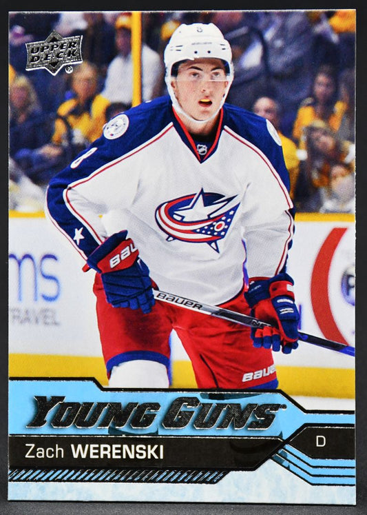 2016-17 UD Series 1 Young Guns Zach Werenski 224 RC