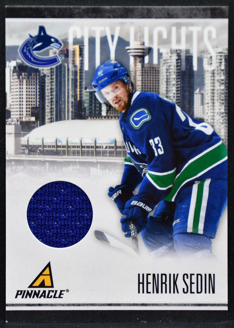 2010-11 Panini Pinnacle City Lights Materials Sedin Canucks 064/499 Jersey 3602