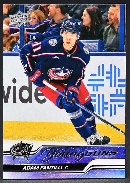 2023-24 UD Extended Series Young Guns Adam Fantilli 711 RC