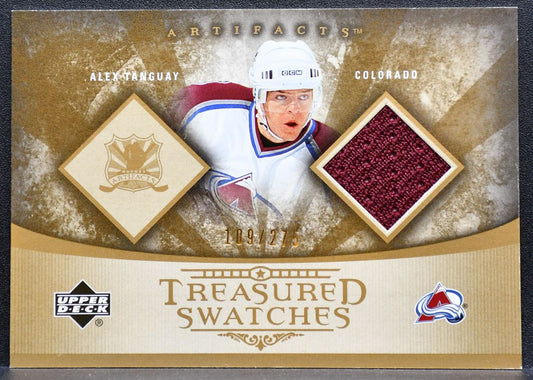 2005-06 UD Artifacts Treasured Swatches Alex Tanguay 109/275 Jersey 0554