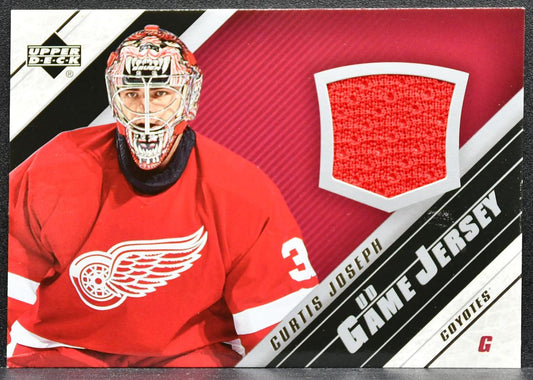 2005-06 Upper Deck Series 1 UD Game Jersey Curtis Joseph Coyotes Jersey 2211