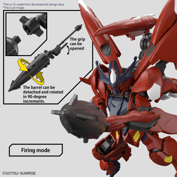 Bandai HG 1/144 GUNDAM AMAZING BARBATOS LUPUS