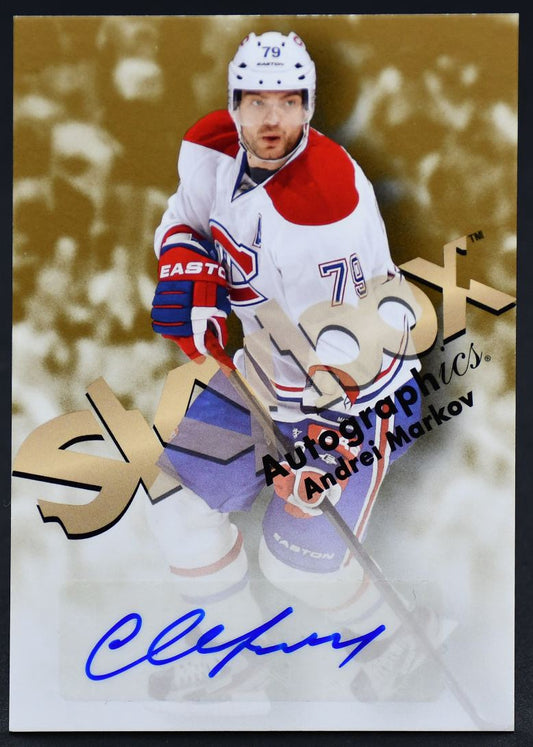 2012-13 Fleer Retro Autographics 1999 Andrei Markov 99-AM Auto
