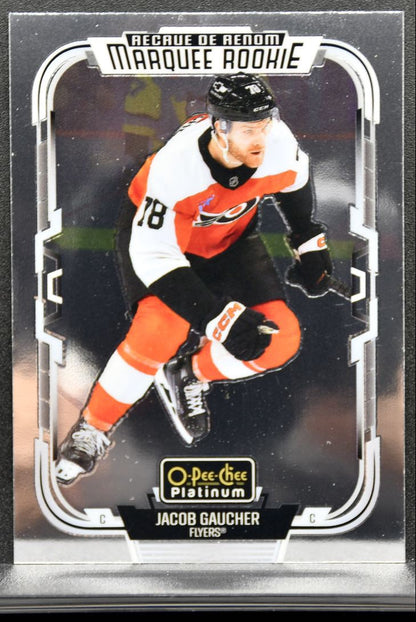 2025-26 O Pee Chee Platinum Marquee Rookie Jacob Gaucher 243 Flyers RC 8754