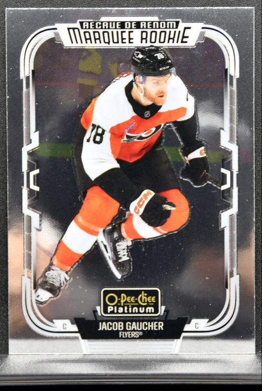 2025-26 O Pee Chee Platinum Marquee Rookie Jacob Gaucher 243 Flyers RC 8754