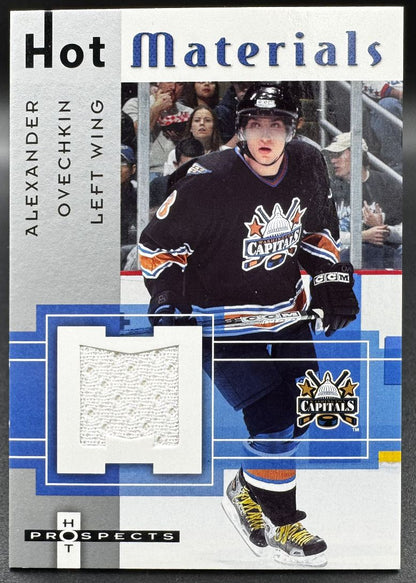 2005-06 Fleer Hot Materials Alexander Ovechkin Washington Capitals RC Jersey