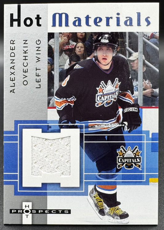 2005-06 Fleer Hot Materials Alexander Ovechkin Washington Capitals RC Jersey