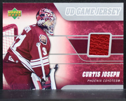 2006-07 UD Series 1 UD Game Jersey Curtis Joseph Phoenix Coyotes Jersey 3292