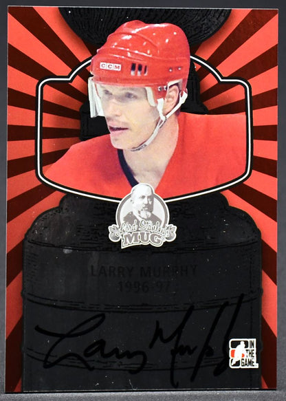 2013-14 In The Game Lord Stanley's Mug Larry Murphy A-LM3 Auto
