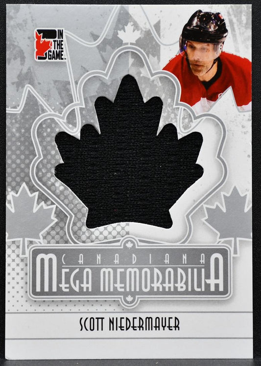 2010-11 ITG Canadiana Mega Memorabilia Silver Scott Niedermayer Jersey 2332