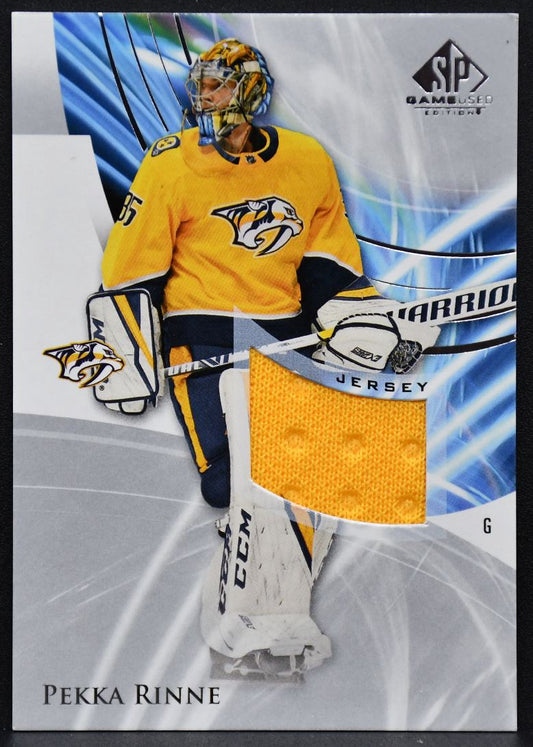 2020-21 SP Game Used Silver Jersey Pekka Rinne 31 Nashville Predators Jersey 6972