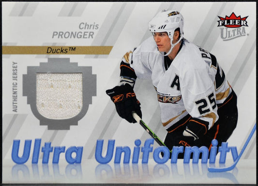2007-08 Fleer Ultra Uniformity Jersey Chris Pronger U-PR Jersey 8298