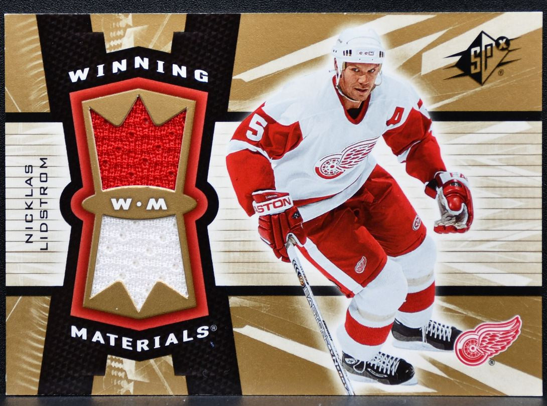 2006-07 SPx Winning Materials Lidstrom Detroit Red Wings Jersey 0642