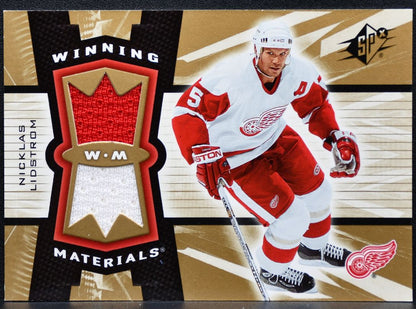 2006-07 SPx Winning Materials Lidstrom Detroit Red Wings Jersey 0642