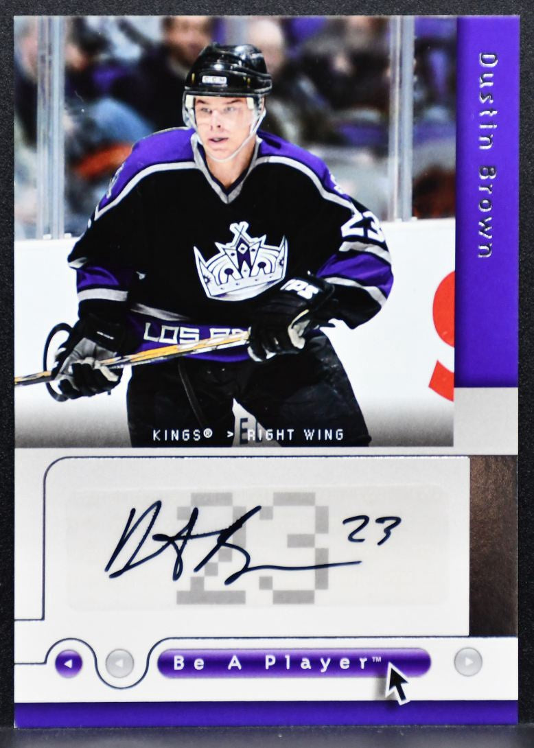 2005-06 Upper Deck Be a Player Signatures Dustin Brown Auto 7232