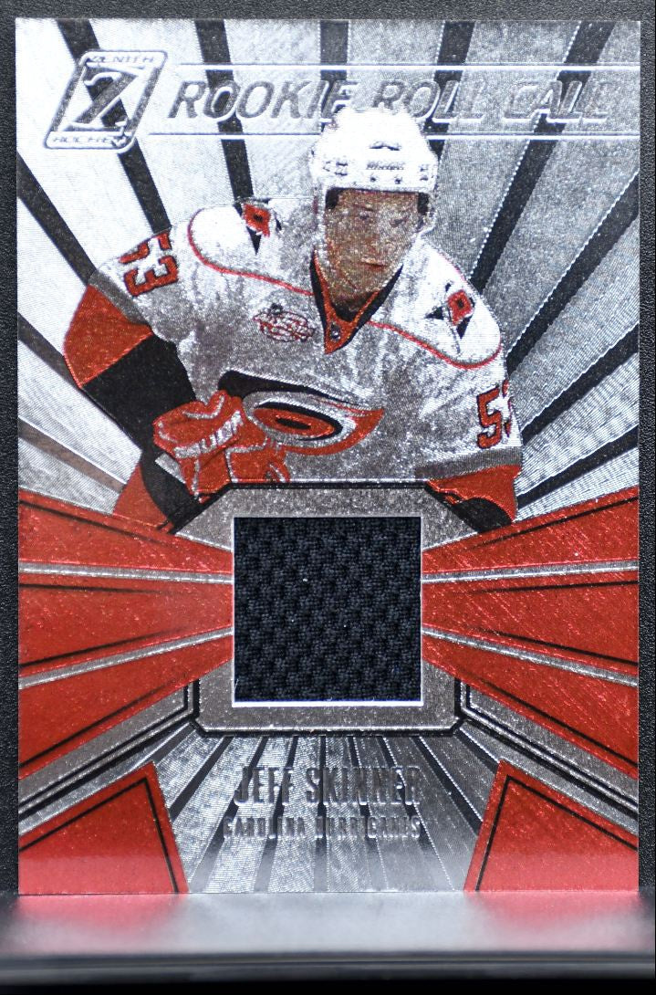 2011-12 Panini Zenith Rookie Roll Call Jeff Skinner RC Jersey 1152