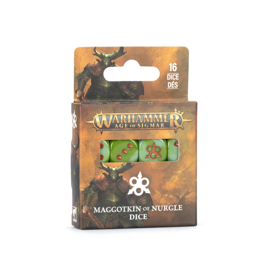 Age Of Sigmar Maggotkin Of Nurgle Dice (PRE ORDER) (RELEASE 17 JAN)