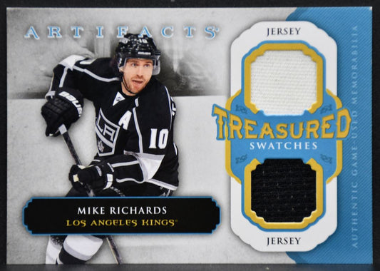 2013-14 UD Artifacts Treasured Swatches Blue Mike Richards TS-MR Kings Jersey 6927