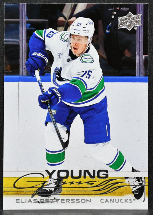 2025-26 Upper Deck Series 1 Young Guns Elias Pettersson 223 Vancouver Canucks RC 2029