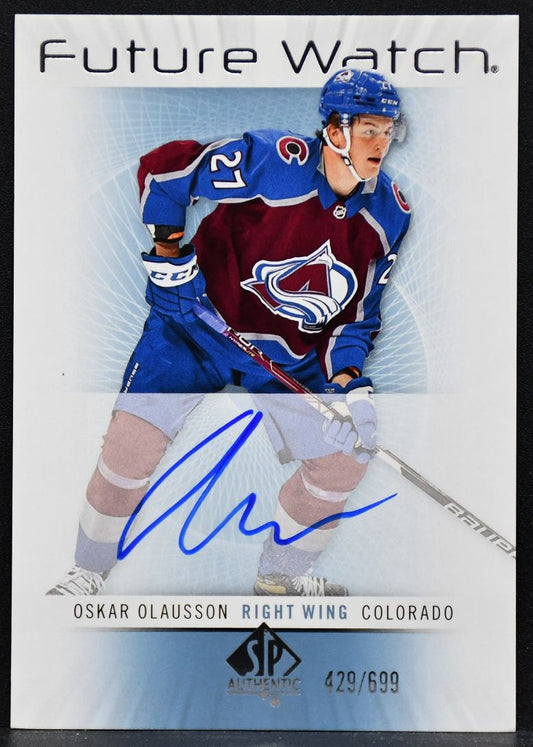 2022-23 SP Authentic Retro Future Watch Auto Oskar Olausson RFWA-00 RC Auto /699