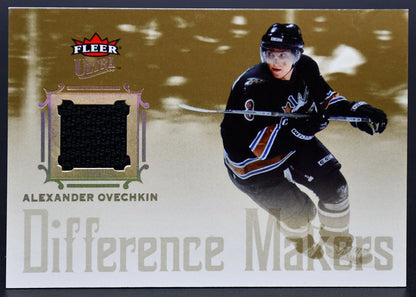 2005-06 Fleer Ultra Difference Makers Jerseys Alexander Ovechkin DMJ-AO RC