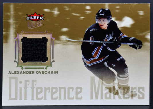 2005-06 Fleer Ultra Difference Makers Jerseys Alexander Ovechkin DMJ-AO RC