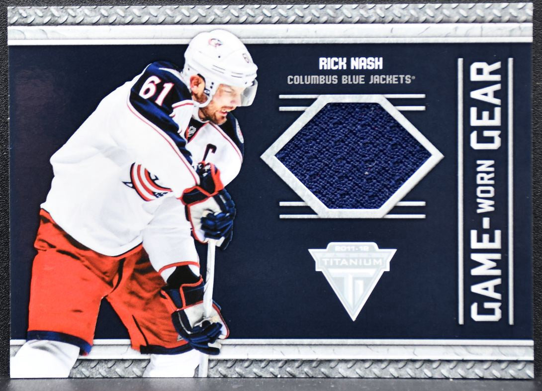 2011-12 Panini Titanium Game-Worn Gear Rick Nash 26 Jackets Jersey 7924