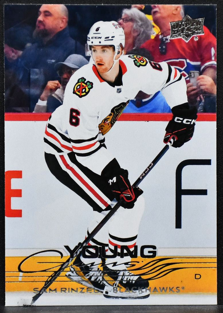 2025-26 UD Series 1 Young Guns Sam Rinzel 248 Chicago Blackhawks RC