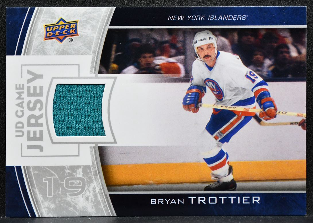 2013-14 Upper Deck Series 1 UD Game Jersey Bryan Trottier Islanders Jersey 5543