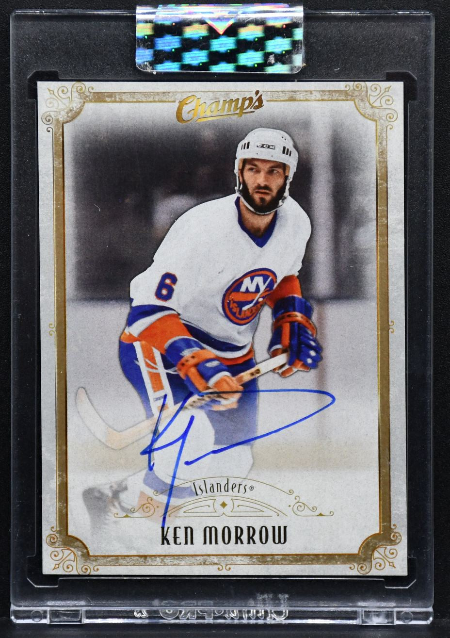 2021-22 UD Clear Cut Champs Ken Morrow C-KM New York Islanders Auto