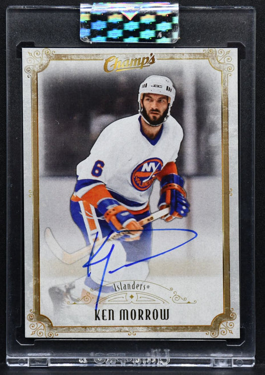 2021-22 UD Clear Cut Champs Ken Morrow C-KM New York Islanders Auto