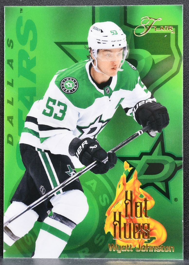 2025-26 Flair Hot Hues Wyatt Johnston 9 Dallas Stars 1082