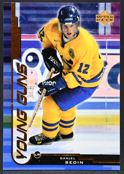 1999-00 UD Young Guns Daniel Sedin 165 RC