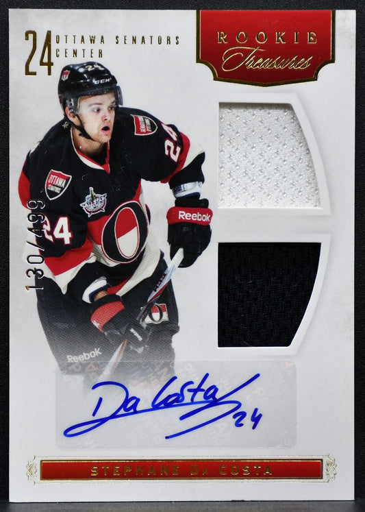 2011-12 Panini Rookie Anthology Treasures Stephane Da Costa RC Auto 8108