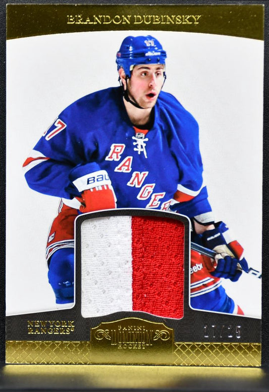 2011-12 Panini Dominion Patch Brandon Dubinsky 60 /25 Patch 1120