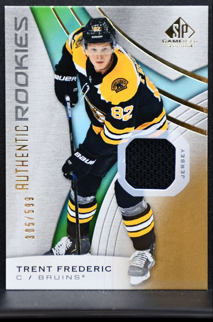 2019-20 SP Game Used Authentic Gold Relics Frederic RC 305/599 Jersey 5982
